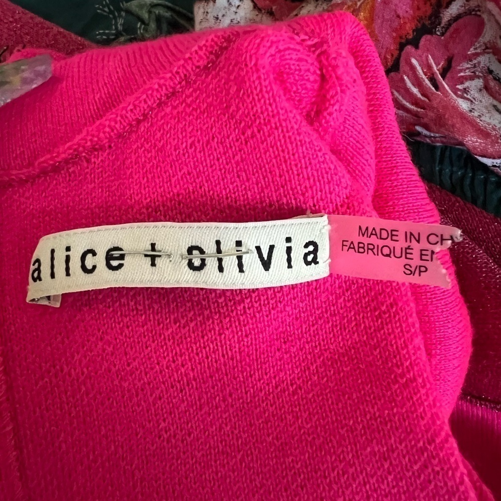 Alice and Olivia Issa Turtleneck Puff Sleeve Dress - Picture 5 of 5